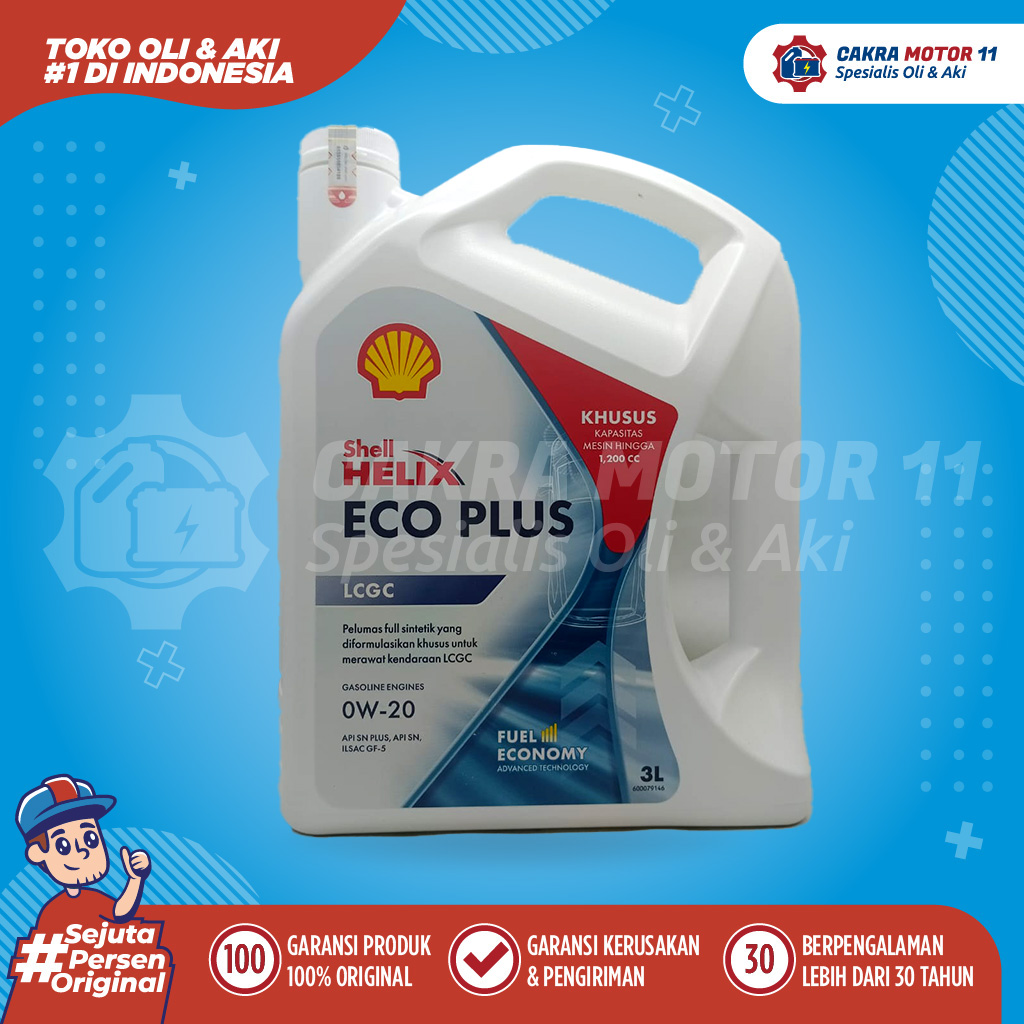 Jual Shell Helix Eco Plus W Sn Plus Lt Mobil Original Untuk Segala