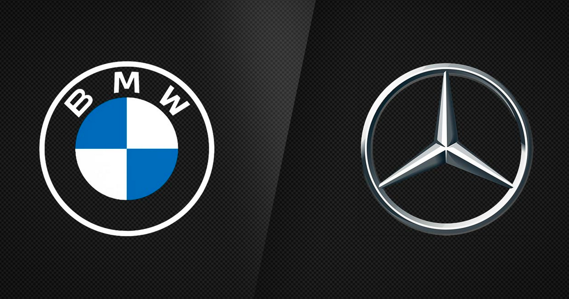 logo bmw dan mercedes