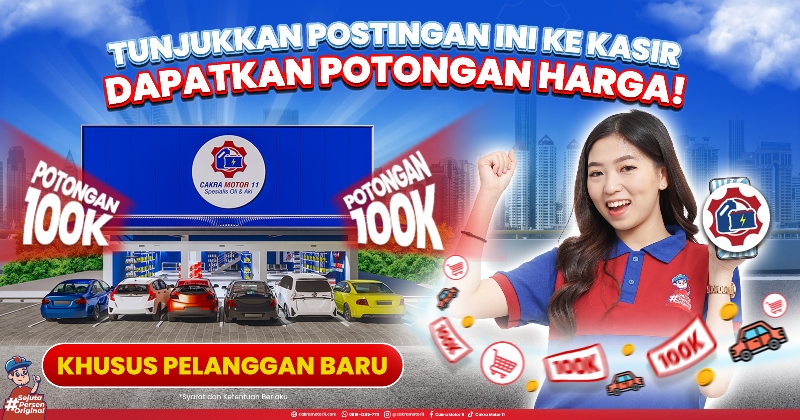 Promo pelanggan cakra motor yang baru