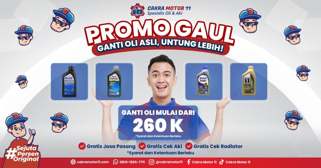 Promo Oli Cakra Motor Desember