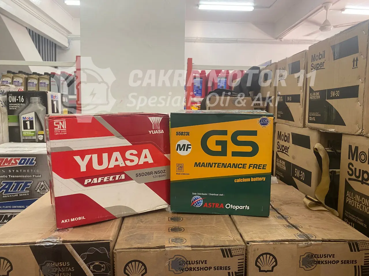 perbedaan aki gs dan yuasa​