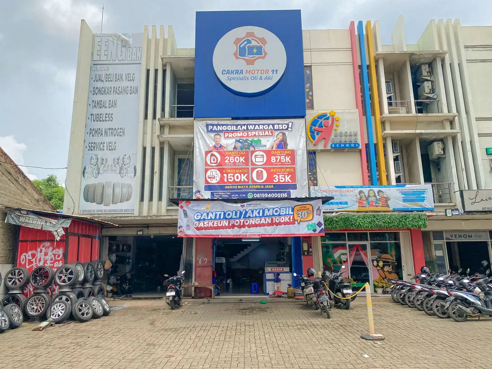 home service ganti oli bsd