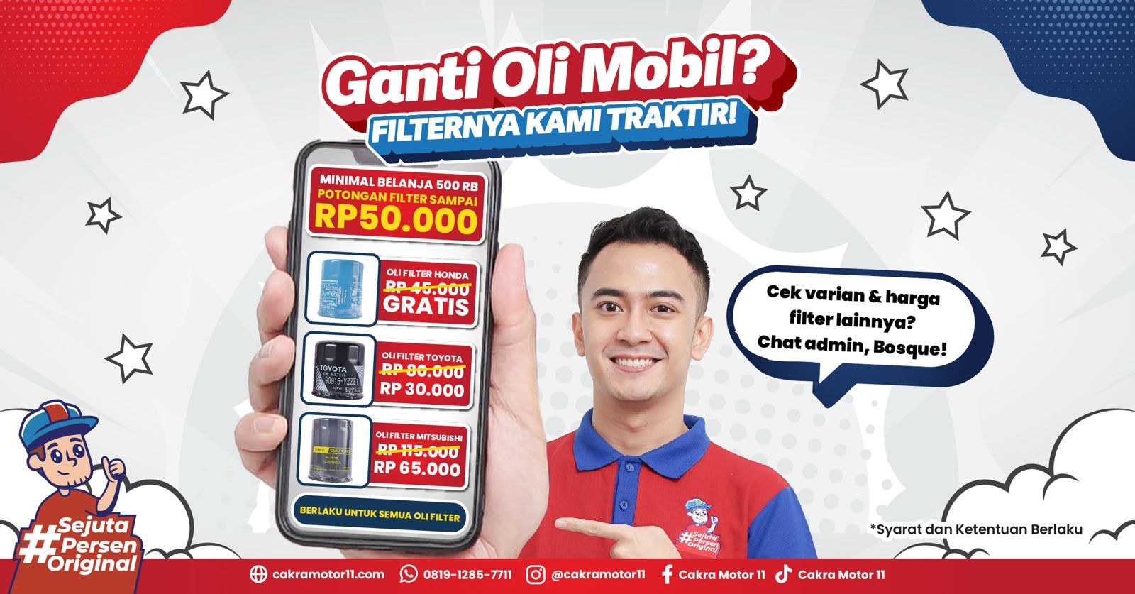 promo traktir filter