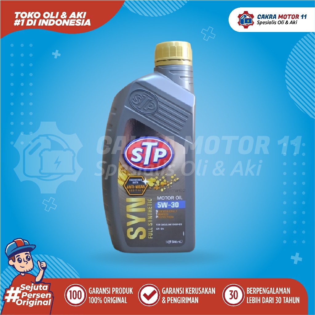 STP FULL SYNTHETIC MOTOR OIL 5W30 SN 1LT