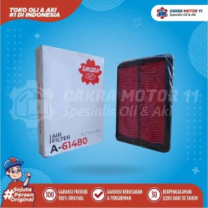 AIR FILTER SAKURA A-61480