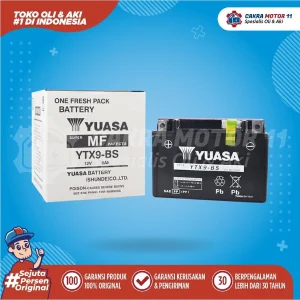 YUASA MOTOR YTX 9 BS TAIWAN