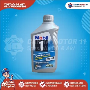 MOBIL 1 TURBO DIESEL TRUCK NASCAR 5W40 1LT