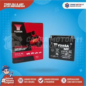 YUASA MOTOR YTX 14 L BS LOKAL