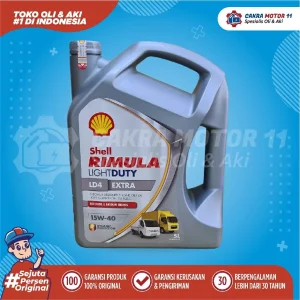 SHELL RIMULA LD4 EXTRA 15W40 5LT