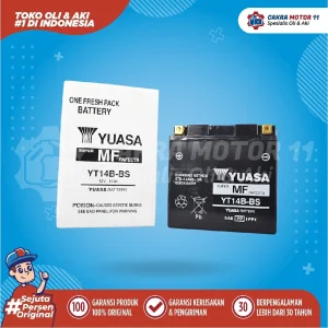 YUASA MOTOR YT 14 B BS TAIWAN