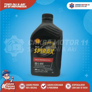 SHELL SPIRAX S3 G80 1LT OLI GEAR