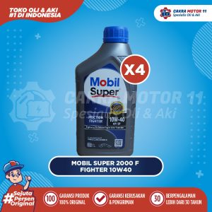 MOBIL SUPER 2000 F FIGHTER 10W40 1LT PROMO BUNDLE