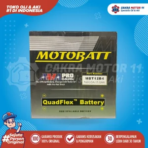 MOTOBATT QUADFLEX BATTERY MBT12B4