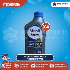 MOBIL SUPER 2000 F FIGHTER 10W40 PROMO BUNDLE