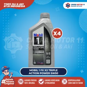 MOBIL 1 FS X2 TRIPLE ACTION POWER 5W50 SP PROMO BUNDLE