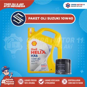 PAKET OLI SUZUKI 10W40 BUNDLE