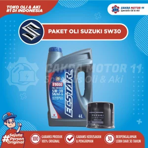 PAKET OLI SUZUKI 5W30 BUNDLE