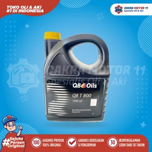 Q8 T800 DIESEL 10W40 5LT OLI DIESEL